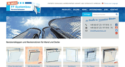 Desktop Screenshot of ffsystembau.de