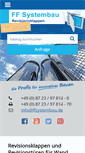 Mobile Screenshot of ffsystembau.de