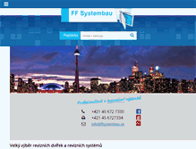 Tablet Screenshot of ffsystembau.cz